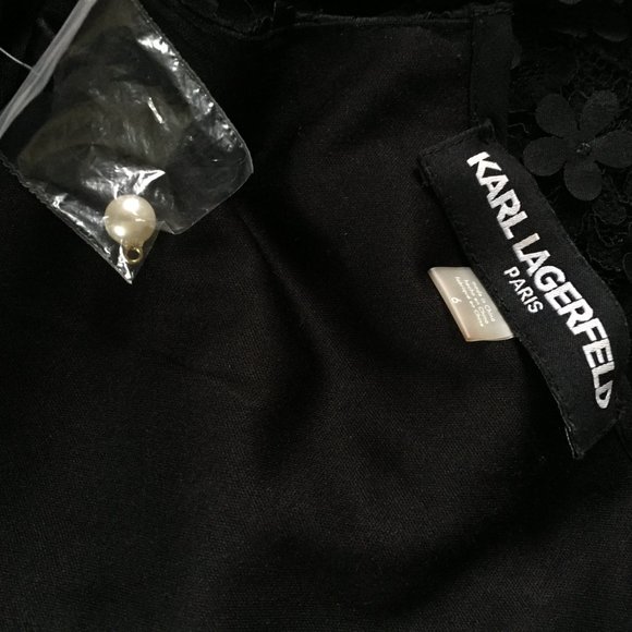 Little Black Dress, Karl Lagerfeld, size 6 - Picture 2 of 7